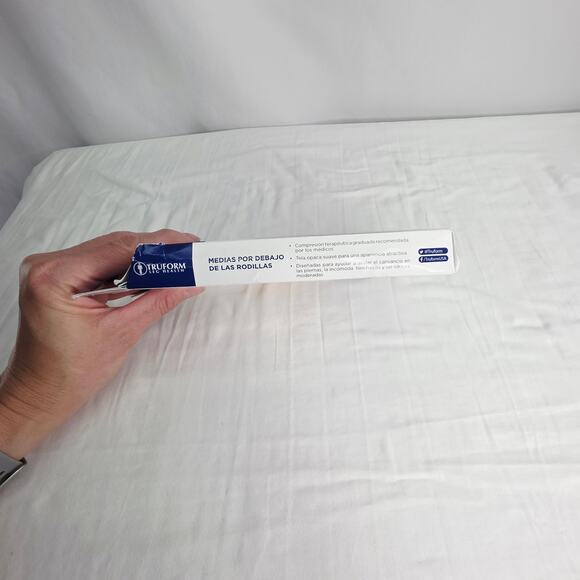 TRUFORM Unisex Gray 8865 Medical Compression Stockings Size X Large - Picture 10 of 13